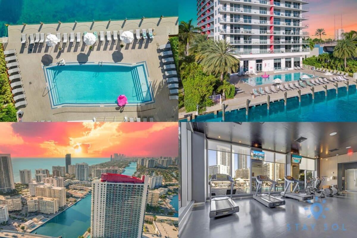 MODERN Resort BALCONY W VIEW Resort POOL Hallandale Beach Exterior foto